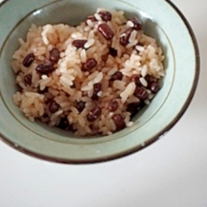 炊飯器で 小豆のお赤飯